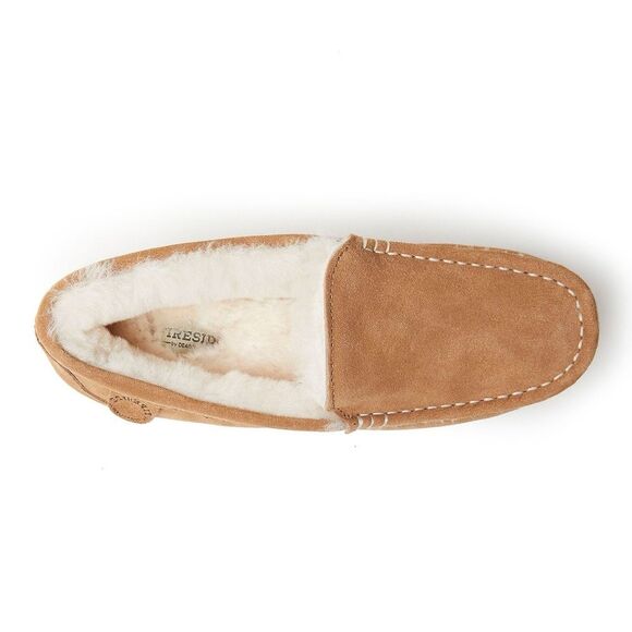 (R8) Fireside Slippers Dearfoams Men\'s, Melbourne Sheepskin, Indoor/Outdoor,9,10